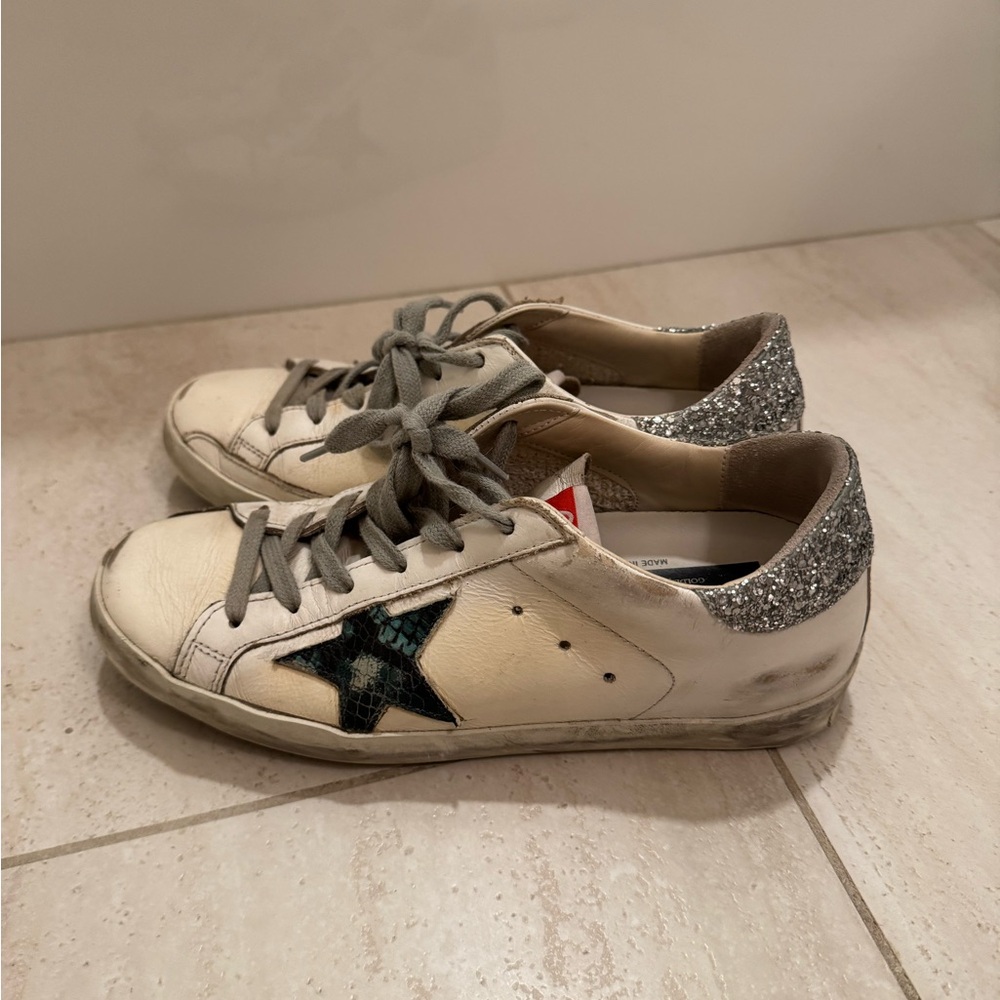 Golden Goose Glitter Star Sneakers